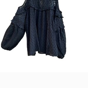 Elegant Black Cold Shoulder Top